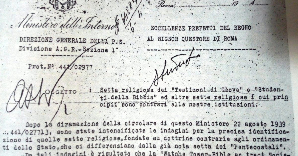 la-persecuzione-delle-minoranze-religiose-sotto-il-fascismo