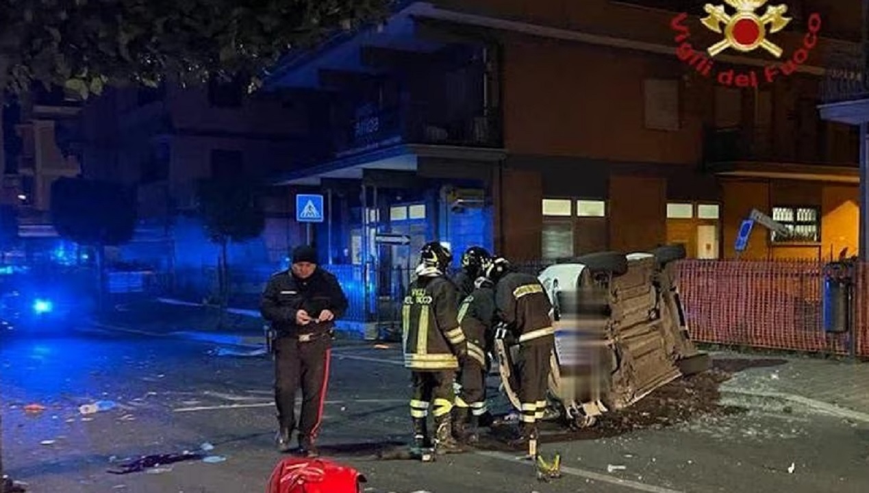 incidente-a-roma,-fiaccolata-a-fonte-nuova-per-i-ragazzi-morti