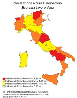 un-anno-di-morti-sul-lavoro-nel-2022-una-strage:-sono-1090-le-vittime-la-mappatura-dell'osservatorio-vega-engineering.