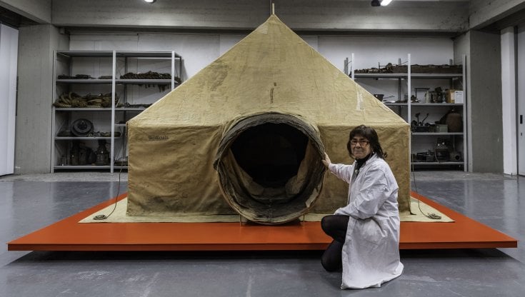 torna-in-mostra-la-tenda-rossa:-rifugio-nel-mar-glaciale-artico-allo-schianto-del-dirigibile-italia-del-1928-dell