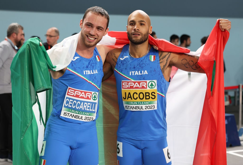 chi-e-samuele-ceccarelli,-campione-nei-60-metri-agli-europei-davanti-a-marcell-jacobs